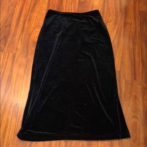 Bauer girl no size tag velvet skirt